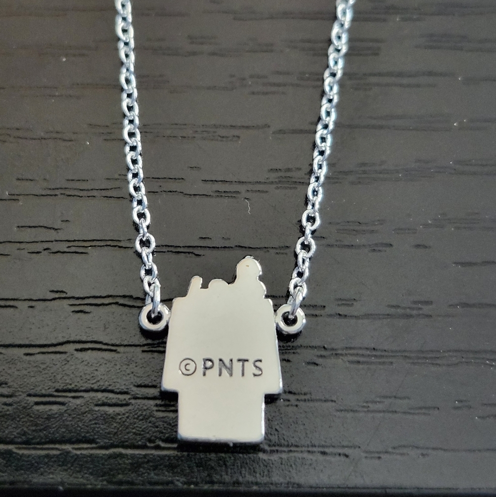 Dainty Peanuts Snoopy Silver Necklace - Picture 3 of 6